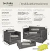 tectake® Aluminium Rattan Lounge München mit Produktbild-Vorschau 5