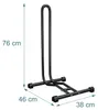 Relaxdays Supporto da terra per biciclette, larghezza Anteprima dell’immagine prodotto 4