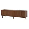 KLAM HOME Lowboard TV-Schrank Walnussholzfarbe 180cm mit Produktbild-Vorschau 2