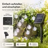 Solar Lichterkette Outdoor 5m 20 LEDs, Kristallkugeln, 2 Produktbild-Vorschau 5