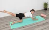 Yoga und Fitness Matte TPE rutschfest Mint Grau ENERO FIT Produktbild-Vorschau 4