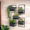 DanDiBo Kräuterregal Küche Wand Metall Schwarz 96525 Produktbild-Vorschau 8