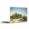 MuchoWow® Laptop Aufkleber Sticker Cover Allee im Park Produktbild-Vorschau 1