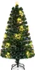 COSTWAY Albero di Natale artificiale 150 cm con cima a Anteprima dell’immagine prodotto 1