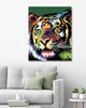 Zuty - Malen nach Zahlen - FARBIGER TIGER, 40x50 cm, ohne Produktbild-Vorschau 2