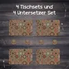 Tischset 4x45x30 cm + 10fi cm Platzset Tischmatte Produktbild-Vorschau 4