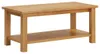 vidaXL Konferenční stolek 90 x 45 x 40 cm Dubový masiv Náhled obrázku produktu 7