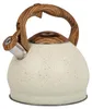 Belle Vous Beige texturierter Pfeifkessel - 3L Teekanne für Produktbild-Vorschau 1