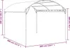 vidaXL Pavillon 3x4 m Anthrazit Produktbild-Vorschau 7