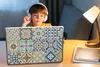 MuchoWow® Laptop Aufkleber Sticker Cover Vintage - Blumen - Produktbild-Vorschau 3