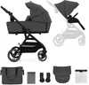 Kinderkraft YOXI 2 v 1 kočík do 27 kg - prenosná postieľka Náhľad obrázku produktu 1