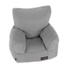 A light gray beanbag chair with armrests, shown from a slightly elevated front-left angle against a white background. Náhľad obrázku produktu