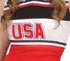 süßes Cheerleader Kostüm für Mädchen, Größe:152/158 Produktbild-Vorschau 4