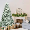 COSTWAY 225cm Künstlicher Weihnachtsbaum mit Schnee, Produktbild-Vorschau 1