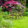 Set di mobili da giardino Relaxdays, 3 pezzi, tavolo e 2 Anteprima dell’immagine prodotto 6