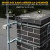 Extralink Support cheminée pour antenne satellite, bande de Voir les images du produit 4