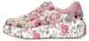 Laura Vita Damen Sneaker Blüten Sickereich Mesh Plateau Produktbild-Vorschau 4