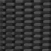 A close-up view of a black rattan weave pattern. Produktbild-Vorschau