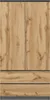 Kleiderschrank Antrazit/Wotan – 90 x 50 x 180 cm – 2 Produktbild-Vorschau 12