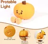Roztomilá halloweenská dýňová LED dotyková noční lampa, Náhled obrázku produktu 3