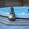LED-Solar-Figur 'Buddha', grauer Buddha, Glaskugel Produktbild-Vorschau 11