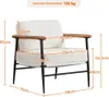 Yaheetech Gepolsterter Sessel Loungesessel mit Armlehnen, Produktbild-Vorschau 7