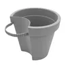 Vaso da fiori per tubo dell'acqua piovana - grigio - vaso Anteprima dell’immagine prodotto 4