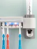 UV sterilizátor zubních kartáčků s držákem a dávkovačem Náhled obrázku produktu 2