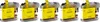 5 x cartouches compatibles LC-223 Yellow pour Brother Voir les images du produit 1