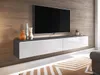 A modern living room with a wall-mounted TV and media console. Náhľad obrázku produktu