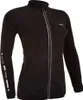 Damen Sweatshirt aufknöpfbar Outlast® - schwarz, S Produktbild-Vorschau 1
