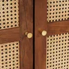vidaXL Armoire haute marron 60 x 33,5 x 100 cm Bois massif Voir les images du produit 6
