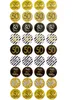 Oblique Unique 50. Geburtstag Jubiläum 108 Stk. Sticker Produktbild-Vorschau 1