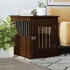 vidaXL Klec pro psy v nábytkovém stylu hnědý dubový vzhled Náhled obrázku produktu 2