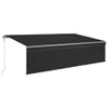 vidaXL Markise Automatisch mit Rollo LED Windsensor 5x3m Produktbild-Vorschau 1