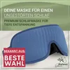 OMNIRELEXX Schlafmaske für Frauen u. Herren – Atmungsaktive Produktbild-Vorschau 3