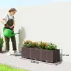 Hochbeet Kunststoff, Modulare Pflanzbeet mit Produktbild-Vorschau 3