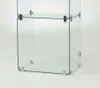 A close-up view of a glass display cabinet with metal fittings, against a white background. Produktbild-Vorschau