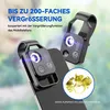 MS002 Smartphone Mikroskop 200x – HD-Vergrößerung, LED Produktbild-Vorschau 3