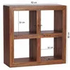 FineBuy Standregal Sheesham Massivholz 82 cm hoch 4 Böden Produktbild-Vorschau 3