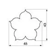 Lilien-Ausstecher 4,5cm Produktbild-Vorschau 3