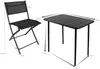 VCM 5-teilig Balkonmöbel Set, Gartentisch 80x55 cm mit 4 Produktbild-Vorschau 4