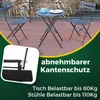 Albatros bistro set 3-dílný černý - bistro stůl se 2 Náhled obrázku produktu 4