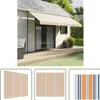 The Living Store Markisenbespannung Mehrfarbig Gestreift Produktbild-Vorschau 1