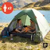 Epifit 2 Mann Zelt 205x150x120 cm Wasserdicht Camping Produktbild-Vorschau 4