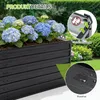Hochbeet aus Metall 190x90x64 cm Schwarz, XL Pflanzkasten & Produktbild-Vorschau 5