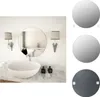 vidaXL Wandspiegel 50 cm Rund Glas -  Spiegel Produktbild-Vorschau 2