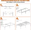 Rama łóżka Bettizia pod materac 200 x 90 cm, składana rama Podgląd zdjęcia produktu 6