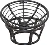A black papasan chair is shown against a white background. Produktbild-Vorschau