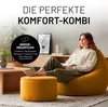 LUMALAND Sitzsack Cord Feincord 250L EPS Perlen Beanbag Produktbild-Vorschau 11